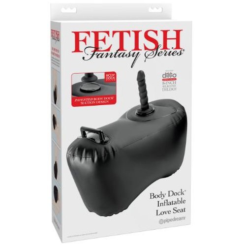 FETISH FANTASY S/ BODY DOCK INFLATABLE LOVE SEAT BLK - PD447123