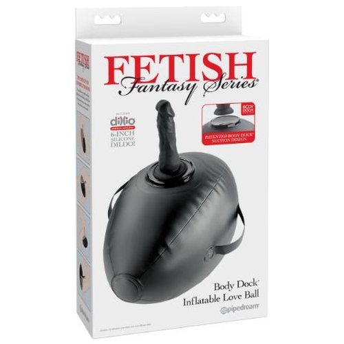 FETISH FANTASY S/ BODY DOCK INFLATABLE LOVE BALL BLK - PD447223