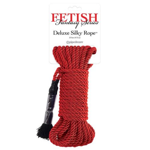 FETISH FANTASY SERIES DELUXE SILK ROPE RED - PD386515