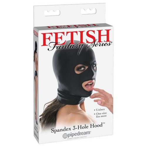 FETISH FANTASY SPANDEX 3 HOLE HOOD - PD385501