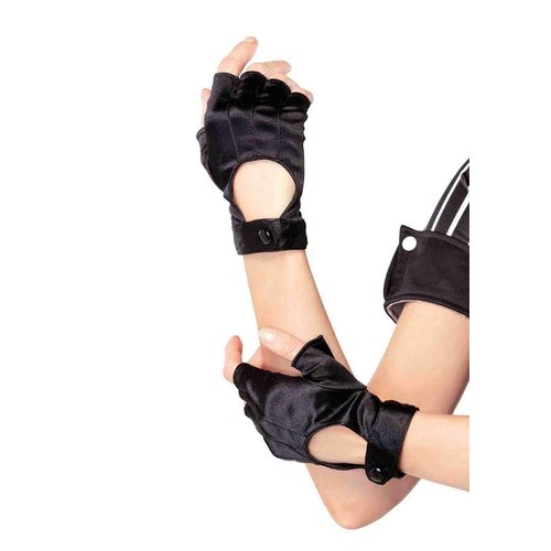 Fingerless Motorcycle Gloves with Velcro Strap - A1039     00122