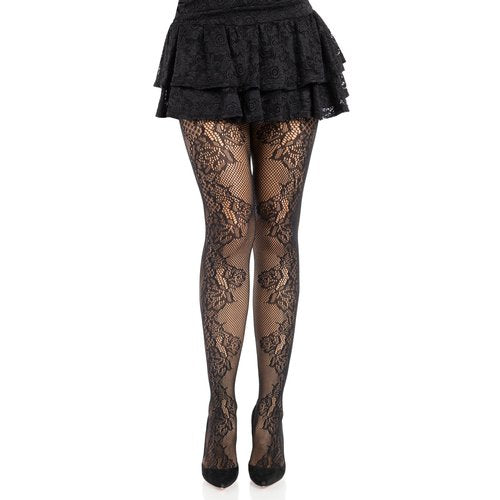 Fleurine Eyelet Lace Tights - 9921      00122