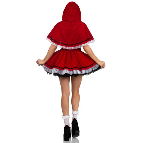 Flirty Miss Red Riding Hood Costume - 87230     09625