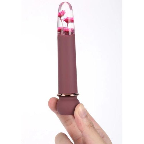 FLORA RECHARGEABLE FLOWER BULLET JAGUAR POWER BURGUNDY - MTMA2601BUR