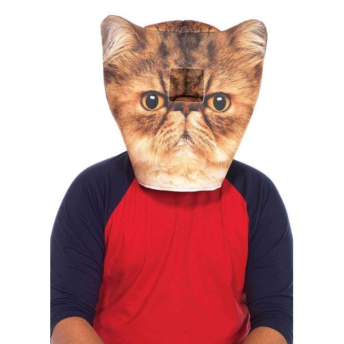 Foam Angry Cat Costume Mask - 2151      08922