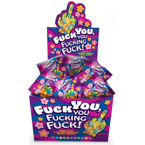FUCK YOU YOU FUCKING FUCK 100 PC DISPLAY