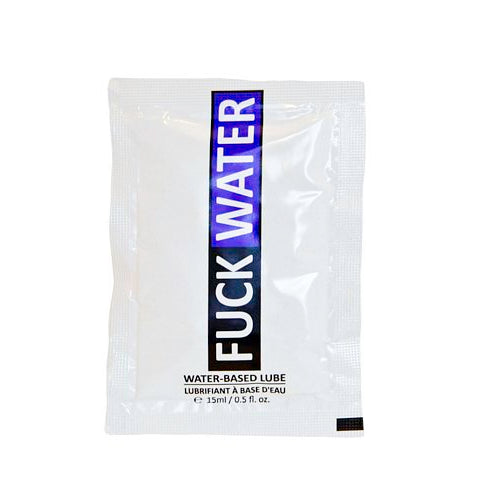 FUCK WATER .3 OZ WATER BASED LUBRICANT PILLOW PACKS - FW1