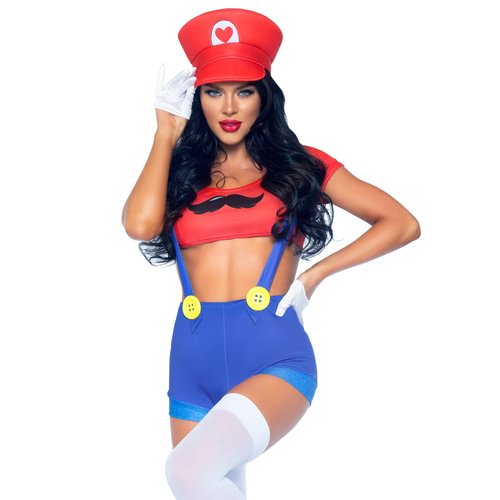 Gamer Babe Sexy Costume With Hat - SK87070   15025