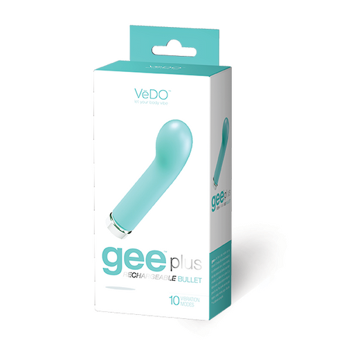 GEE PLUS RECHARGEABLE VIBE TEASE ME TURQUOISE - VIM0601
