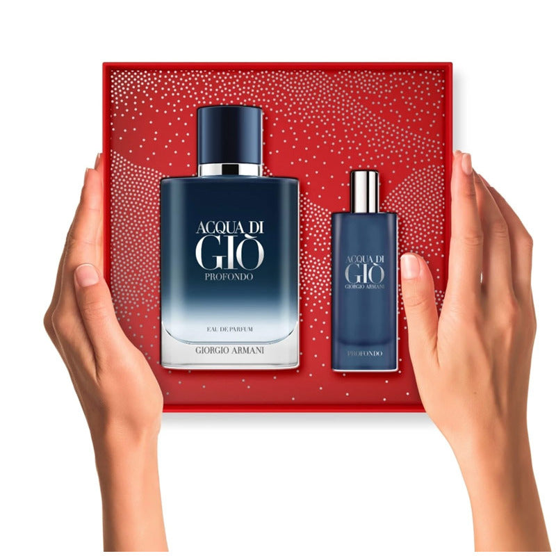 GIORGIO ARMANI AC UA DI GIO PROFONDO 2PC SET, MEN'S GIFT SET, EDP