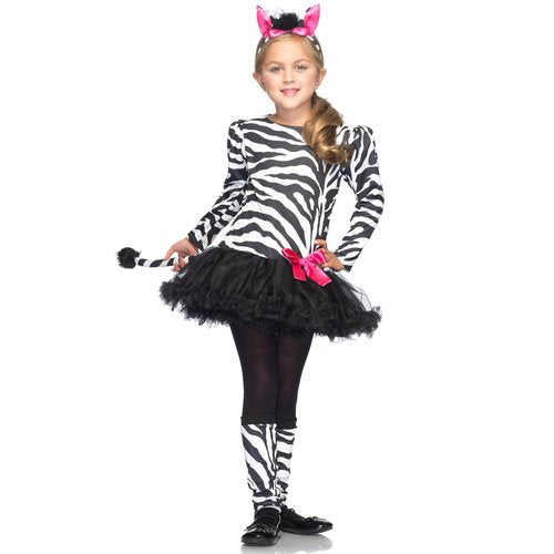 Girl's Zebra Diva Costume - PC48139   00725