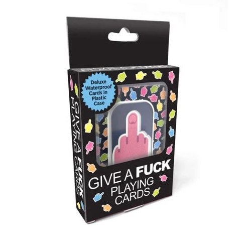 GIVE A FUCK WATERPROOF PLAYING CARDS