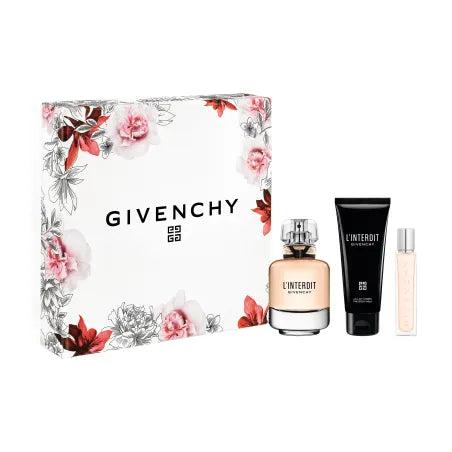 GIVENCHY L'INTERDIT 3PC SET, WOMEN'S GIFT SET, EDP-Pinkfoxxx