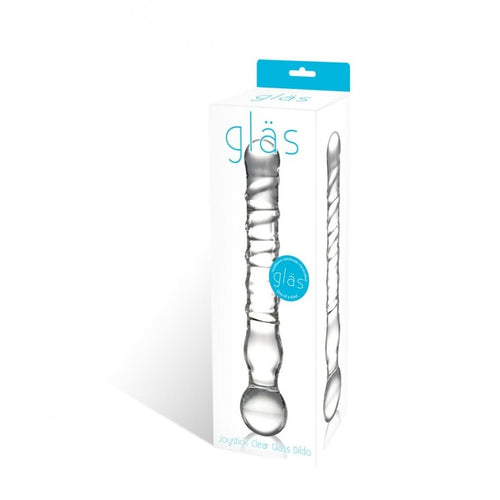 GLAS JOYSTICK CLEAR GLASS DILDO - ELGLAS82