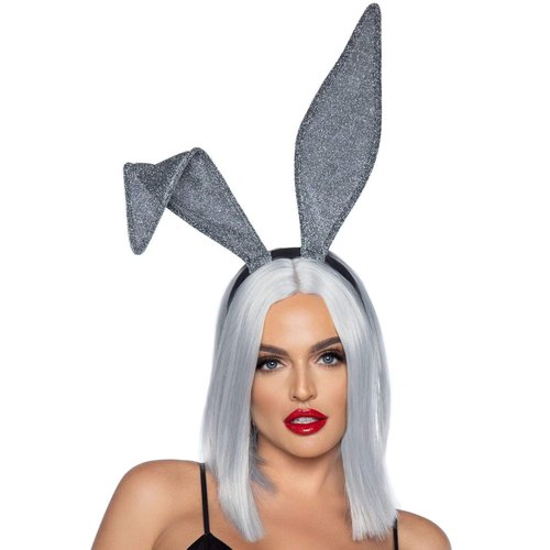 Glitter Bunny Ear Headband - 2770      02622