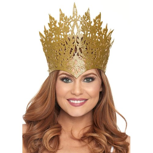 Glitter Die Cut Royal Crown With Jewel Accent - A2844     00122
