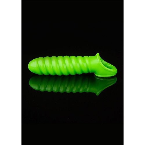 GLOW SWIRL STRETCHABLE PENIS SHEATH - SHTOU741GLO