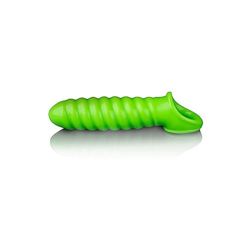 GLOW SWIRL STRETCHABLE PENIS SHEATH - SHTOU741GLO