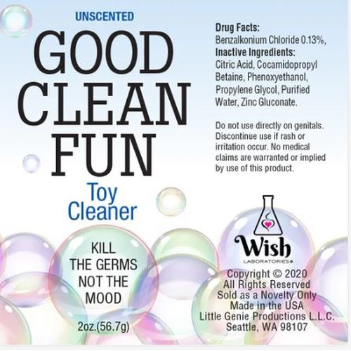 GOOD CLEAN FUN 1OZ UNSCENTED FISHBOWL 36PCS