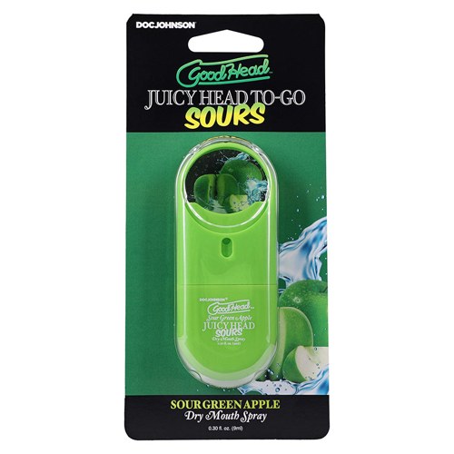 Goodhead Juicy Head Dry Mouth Spray To Go-Sour Green Apple .30oz
