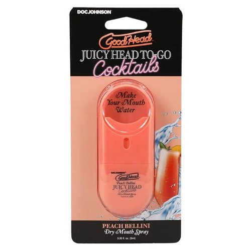 GOODHEAD JUICYHEAD COCKTAILS DRY MOUTH SPRAY TO-GO PEACH BELLINI 0.30FL
