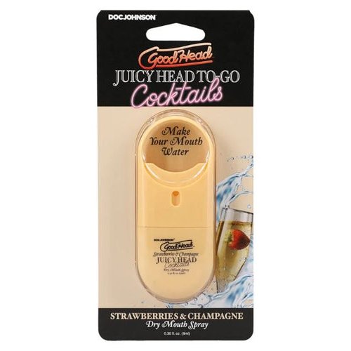 GOODHEAD JUICYHEAD COCKTAILS DRY MOUTH SPRAY TO-GO STRAWBERRIES & CHAMPAGNE 0.30F