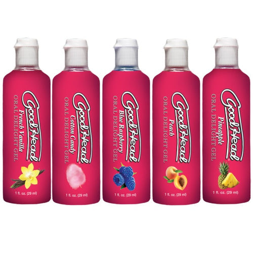GOODHEAD ORAL DELIGHT GEL 5 PK ASSORTED FLAVORS