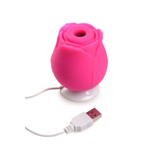 GOSSIP ROSE 10X SILICONE CLIT SUCTION STIMULATOR MAGENTA - CN04075350