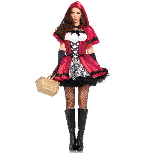 Gothic Red Riding Hood Costume - 85230     09601