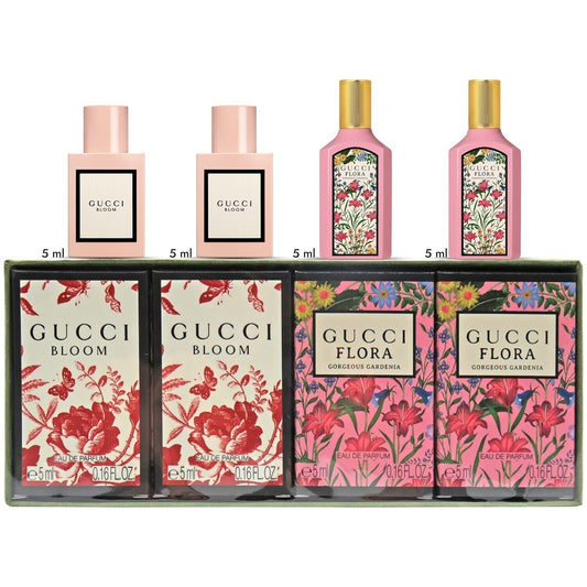 GUCCI 4PC MINI SET, WOMEN'S GIFT SET, EDP-Pinkfoxxx