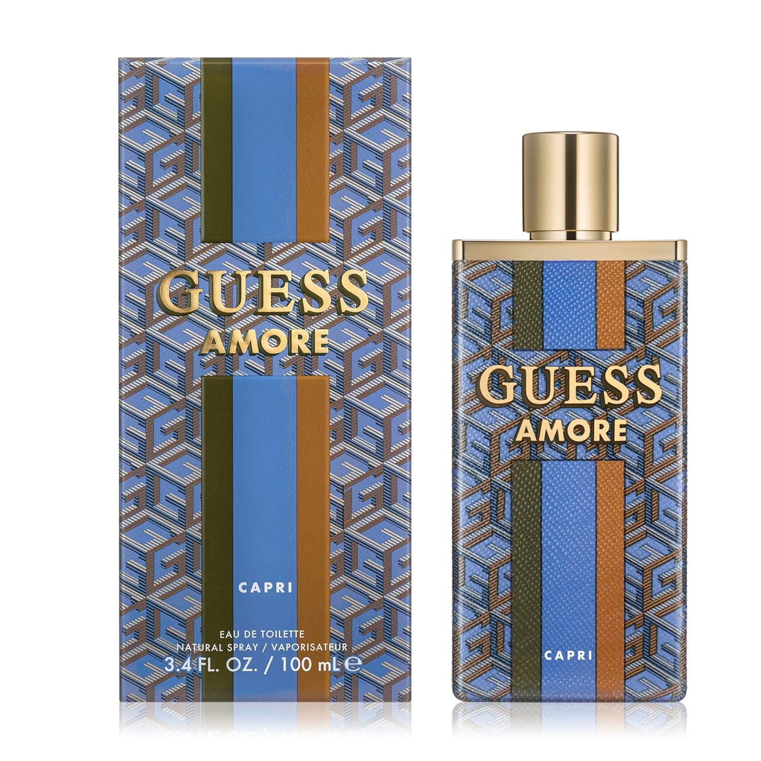 GUESS AMORE CAPRI 3.4OZ, UNISEX PERFUME, EDP-Pinkfoxxx