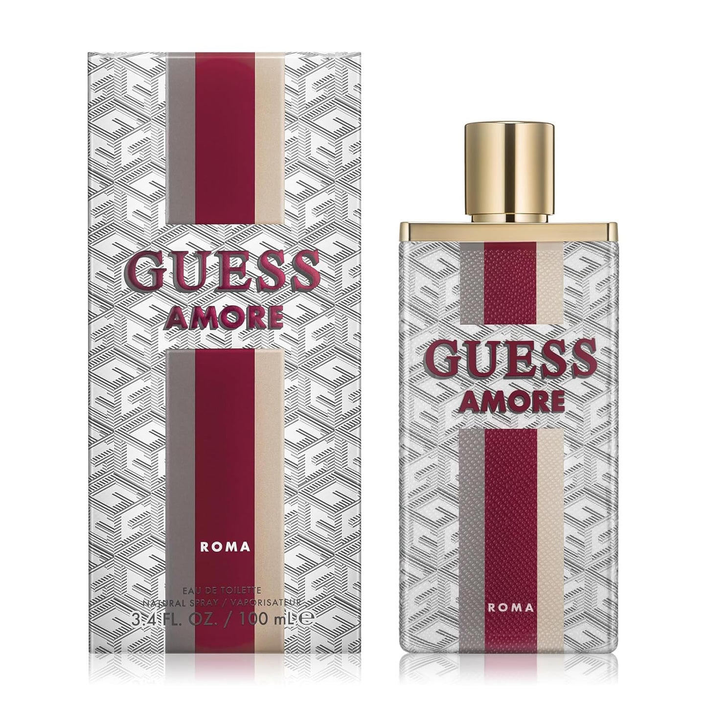 GUESS AMORE ROMA 3.4OZ, UNISEX PERFUME, EDP-Pinkfoxxx