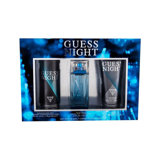 GUESS NIGHT 3PC SET, MEN'S GIFT SET, EDT-Pinkfoxxx