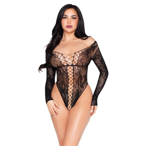 Handle With Care Lace Bodysuit - 89370     00122