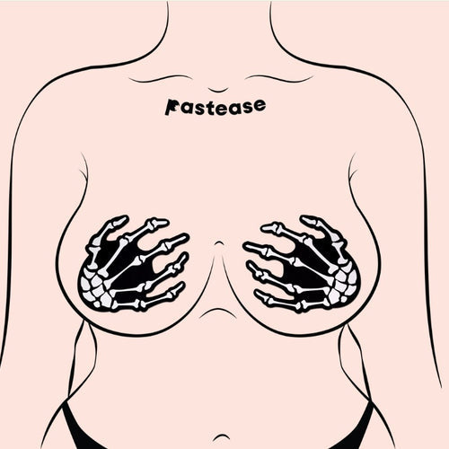 PASTEASE SKELETON HANDS GLOW IN THE DARK - PASSKHMFGLW