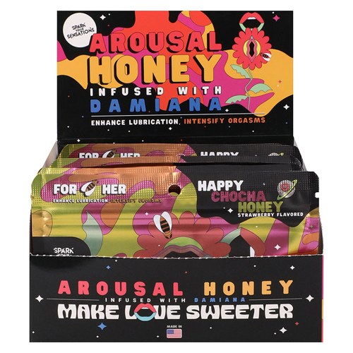 Happy Chocha Hers Honey Arousal Honey Display of 12