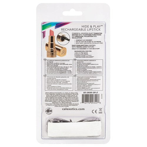 Hide & Play Rechargeable Lipstick-Nude