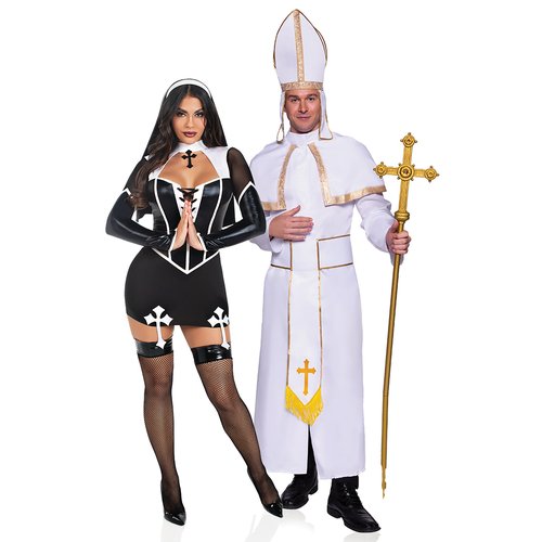Holy Hotness Couple's Costume - holy-hotness-couples-costume-1