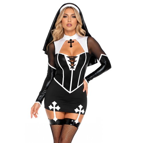 Holy Hottie Nun Costume - 87217     00725