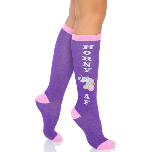 Horny AF Knee Socks - 5621      10122