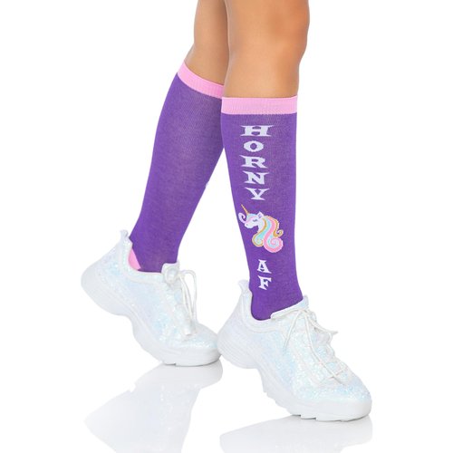 Horny AF Knee Socks - 5621      10122