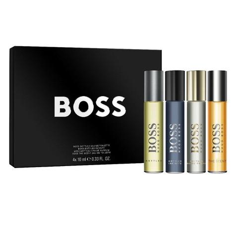 HUGO BOSS MINI 4PC SET, MEN'S GIFT SET-Pinkfoxxx