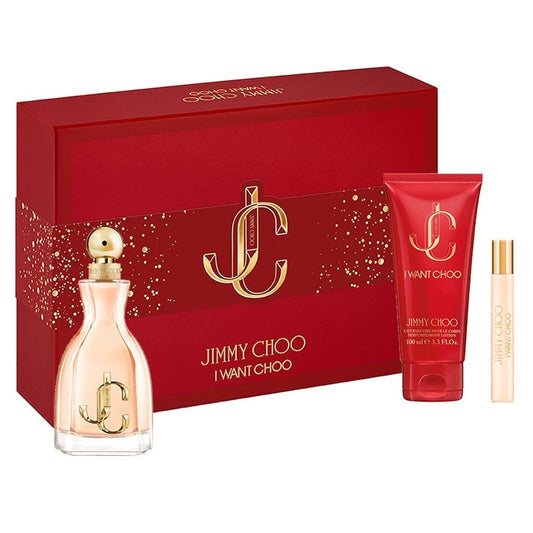 I WANT CHOO 3PC SET, WOMEN'S GIFT SET, EDP-Pinkfoxxx