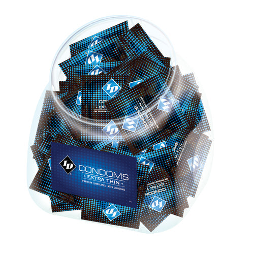 ID EXTRA THIN CONDOM JAR 144PCS (Out until mid June) - IDDCXTJ0