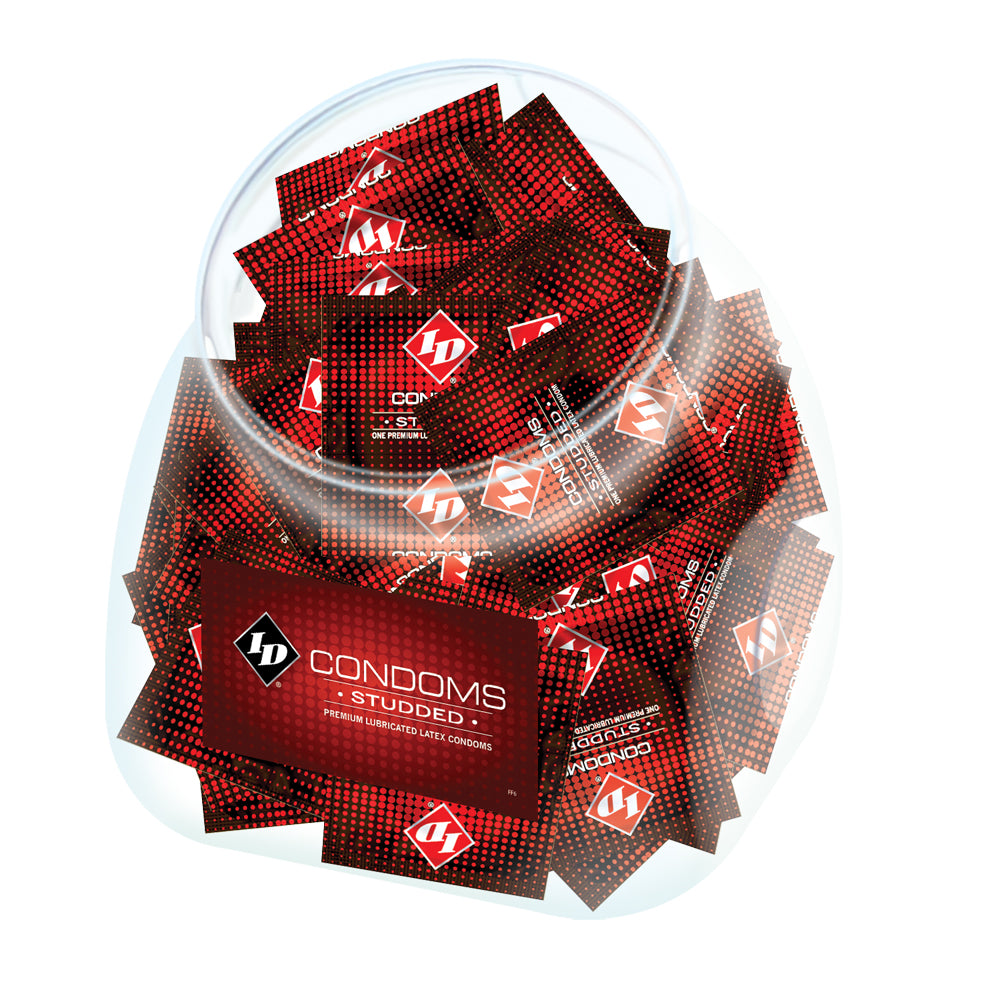 ID STUDDED CONDOM JAR 144PCS Out untill Mid June 2025 - IDDCSTJ0