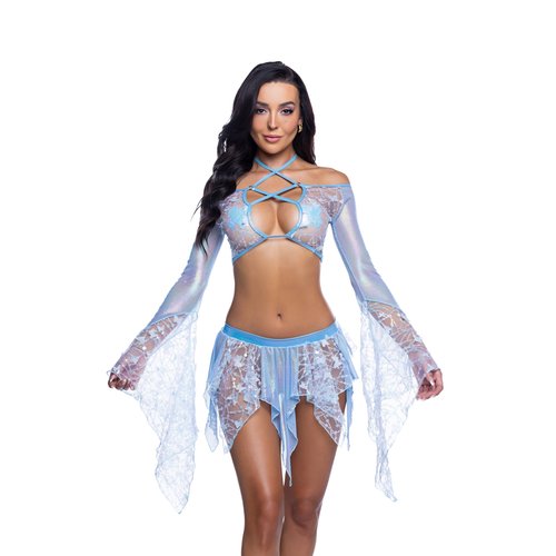 JR262 - Sequin Butterfly Top & Skirt Set