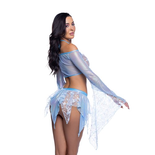 JR262 - Sequin Butterfly Top & Skirt Set