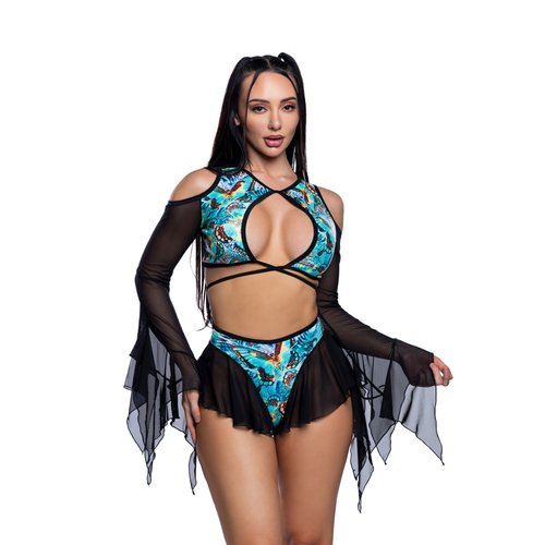 JR265 - Butterfly Flow Top