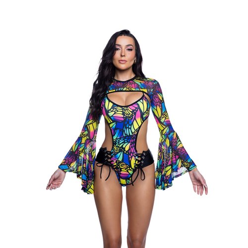 JR284 - Bell-Sleeve Shrug