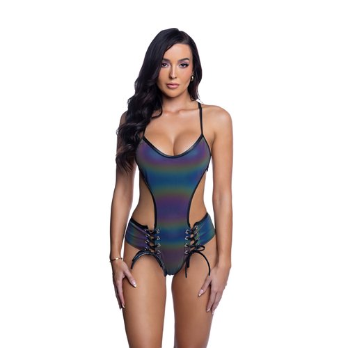 JR288 - Reflective Lace-up Bodysuit
